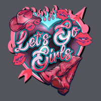 Let's Go Girls Pink Valentine's Day Vintage Hoodie | Teevron