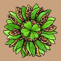 Lucky Leopard St Patricks Sunflower Vintage Tee | Teevron