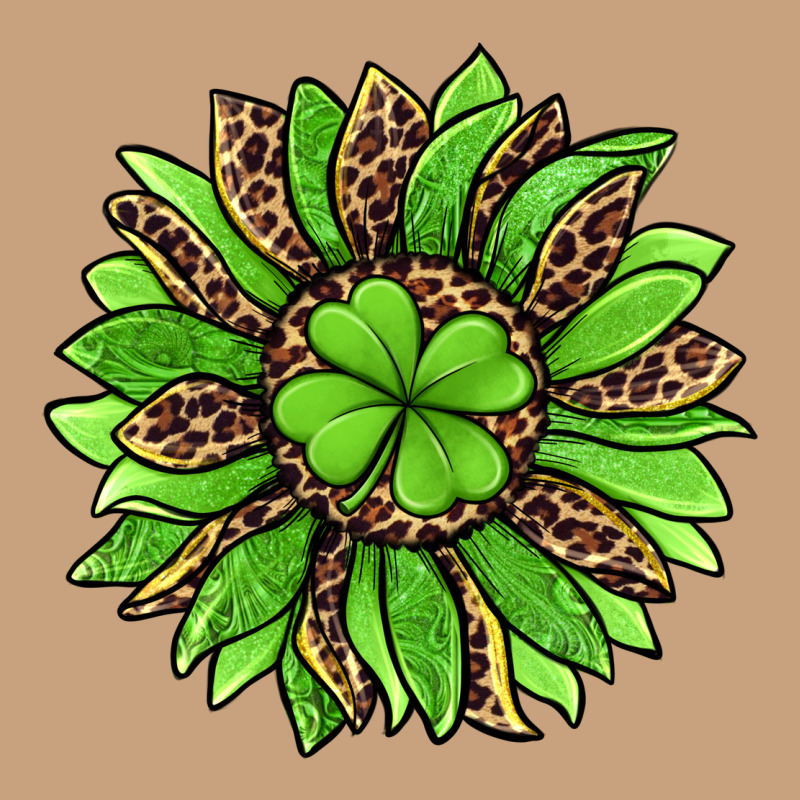 Lucky Leopard St Patricks Sunflower Vintage Tee by Jasminsmagicworld | Teevron
