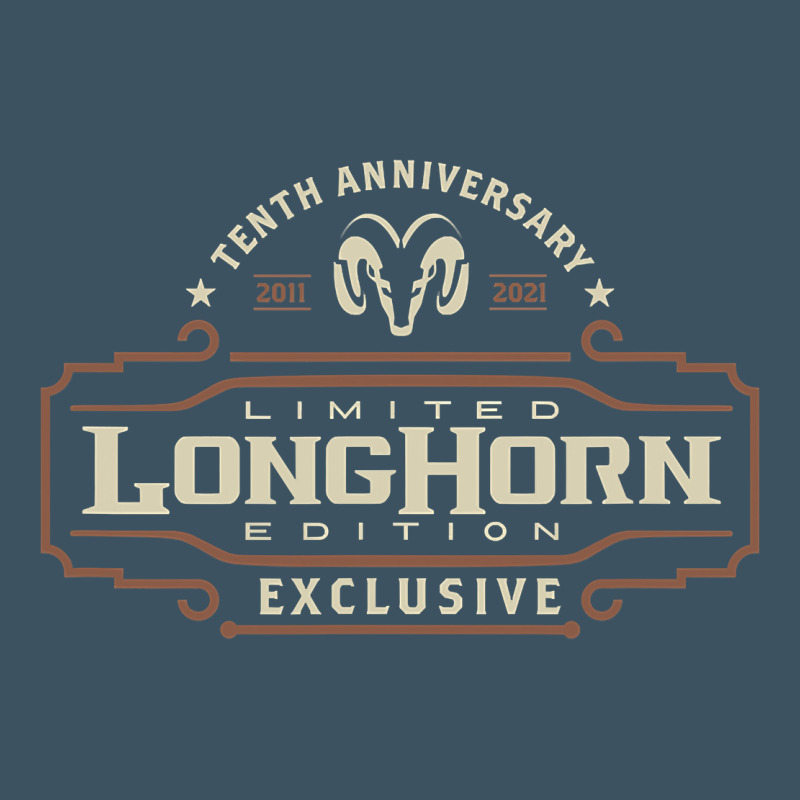 Ram Trucks Limited Longhorn Edition 10th Anniversary Urban Heavy Tee by trangStudio | Teevron
