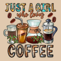 Just A Girl Who Loves Coffee Heavyweight Sweatshirt | Teevron