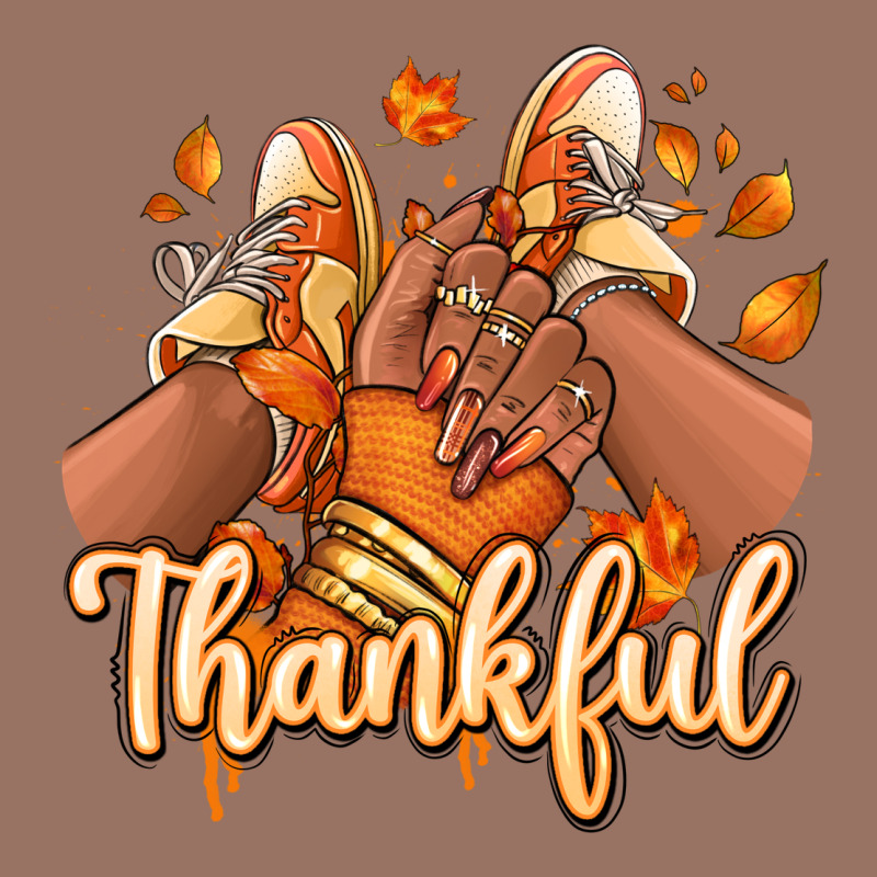 Thankful Black Girl Sneakers Premium Hoodie by RanaPortraitStore | Teevron
