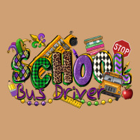 School Bus Driver Mardi Gras Vintage Tee | Teevron