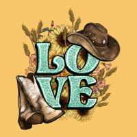 Love Boots Hat Western Cowboy Vintage Hoodie | Teevron