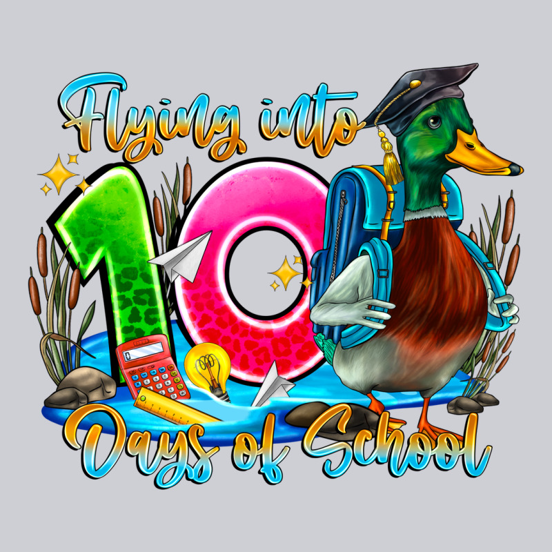 Name Flying Into 100 Days Of School Heavyweight Sweatshirt by CowhideDigitalArt | Teevron