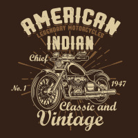Retro Vintage American Motorcycle Indian For Old Biker Heavy Core Tee | Teevron