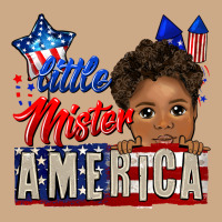 Little Mister America Black Boy Vintage Hoodie | Teevron