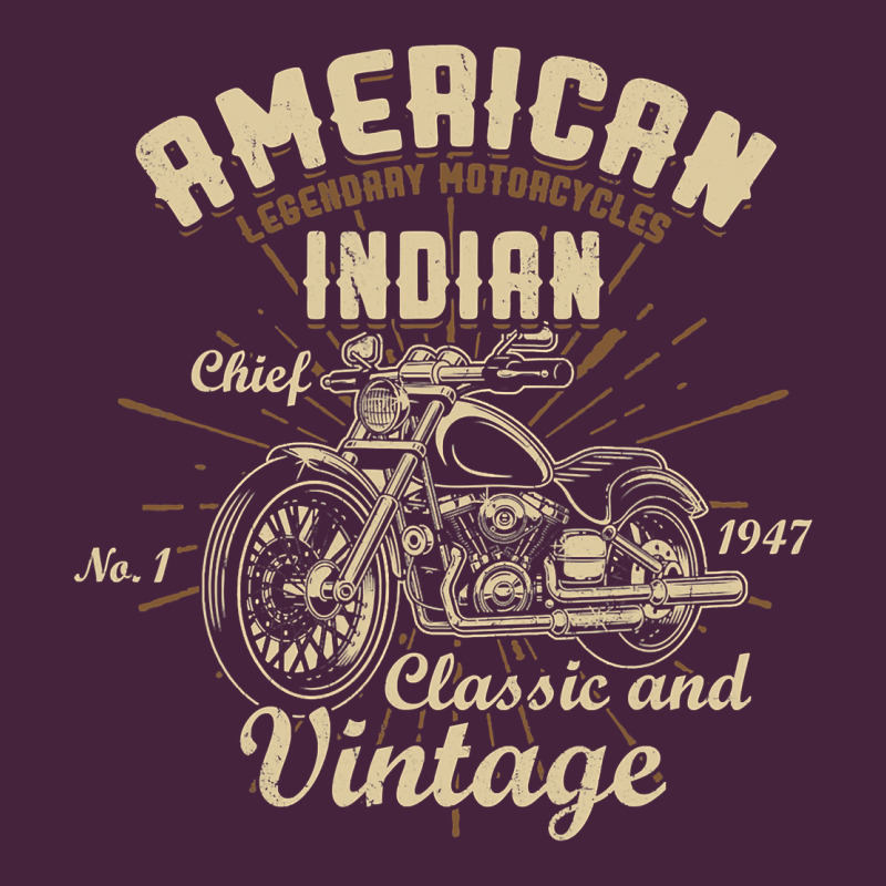 Retro Vintage American Motorcycle Indian For Old Biker Premium Tee by trangStudio | Teevron