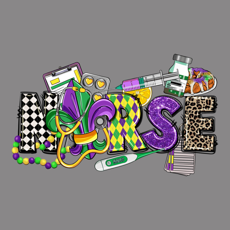 Nurse Mardi Gras Vintage Tee by CowGirlArtShop | Teevron