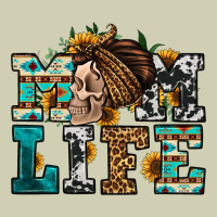 Western Momlife Skull With Bandana Heavy Core Tee | Teevron