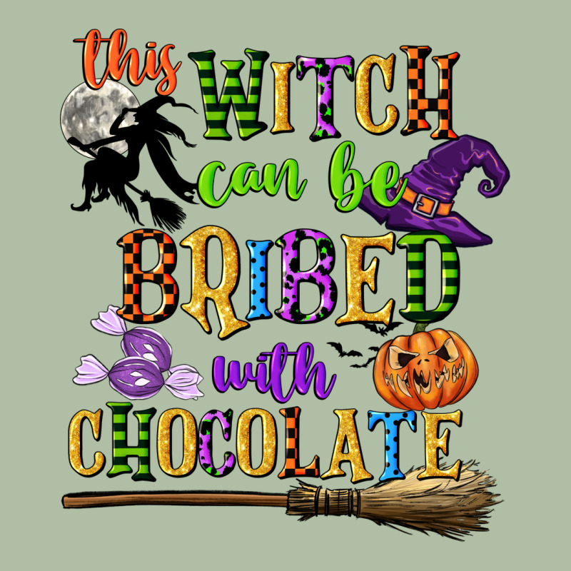 This Witch Can Be Bribed With Chocolate Urban Heavy Tee by CowGirlArtShop | Teevron