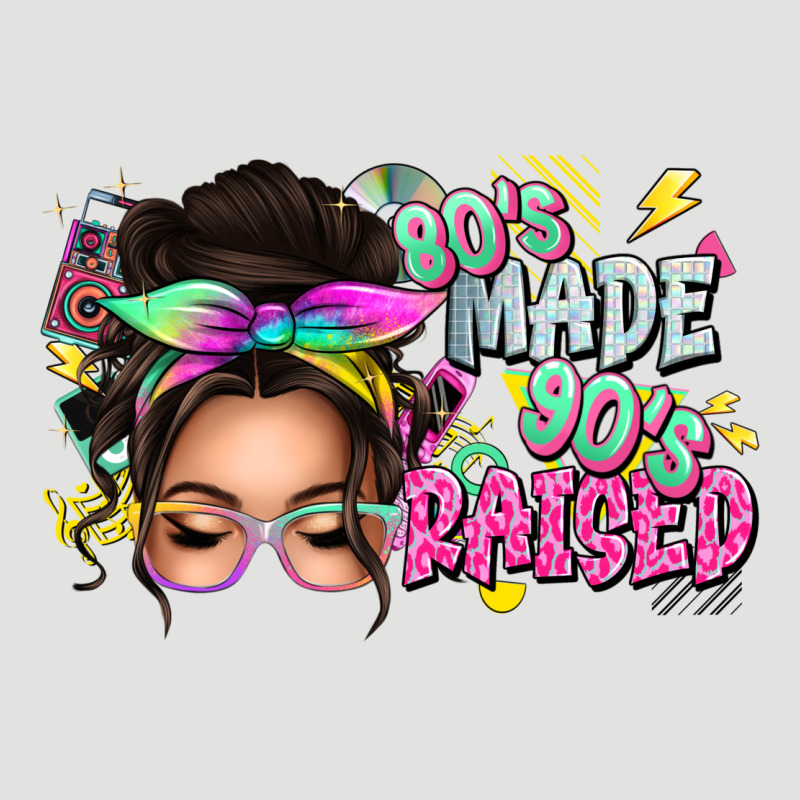 80s Made 90s Raised Messy Bun Classic Tee by texasbilliewilder | Teevron