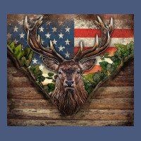 Usa Deer Hunting Vintage Hoodie | Teevron