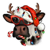 Christmas cow with antlers | Teevron