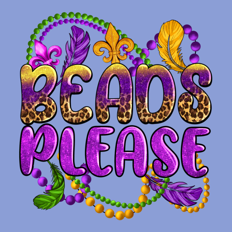 Beads Please Mardi Gras Long Sleeve Tee by OliviaCreatesArt | Teevron