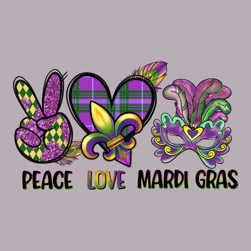 Peace Love Mardi Gras Vintage Tee by CowGirlArtShop | Teevron