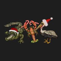 Christmas Alligator Pelican Crawfish Heavyweight Hoodie | Teevron