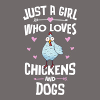 Just A Girl Who Loves Chickens And Dogs Gift Women Urban Hoodie | Teevron