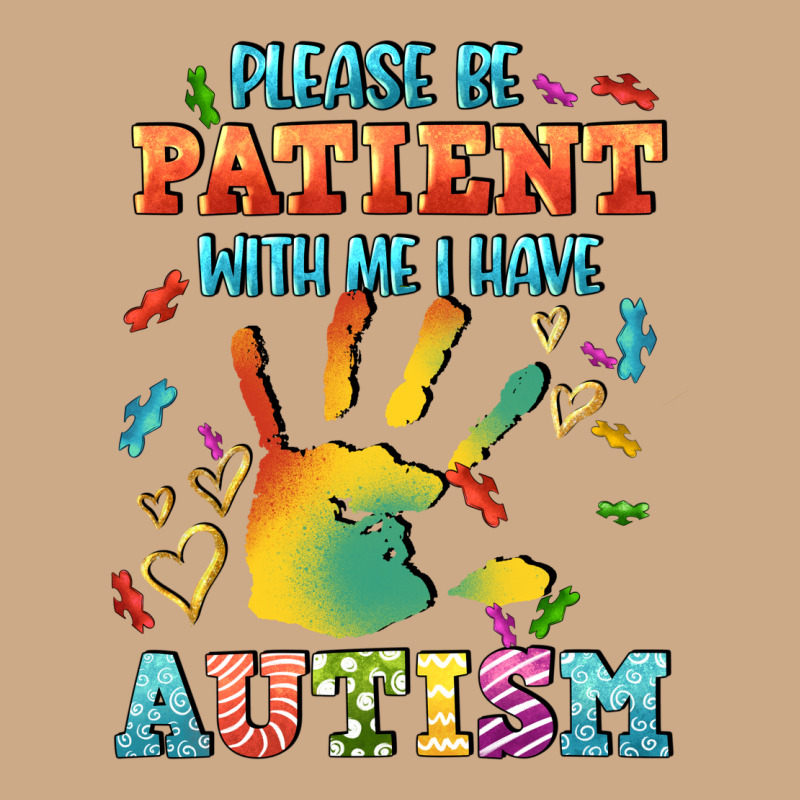 Please Be Patient With Me I Have Autism Vintage Hoodie by CowGirlArtShop | Teevron