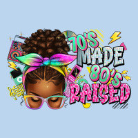70's Made 80's Raised Afro Messy Bun Classic Tee | Teevron