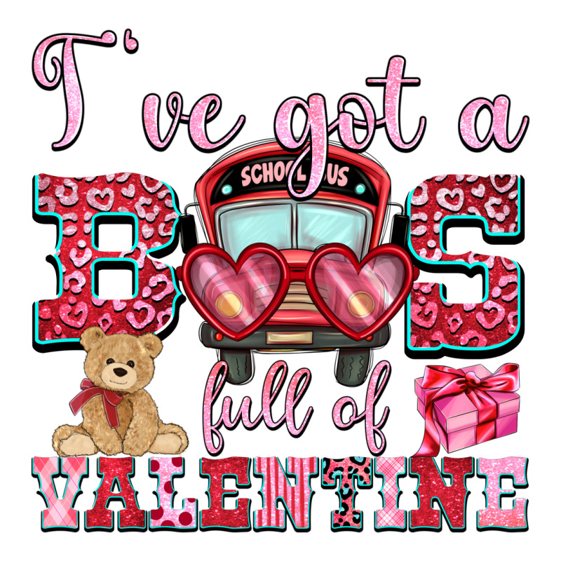 I've Got A Bus Full Of Valentine Long Sleeve Tee by OliviaCreatesArt | Teevron