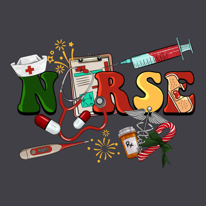 Christmas Nurse Heavyweight Hoodie by BarkalooDesign | Teevron