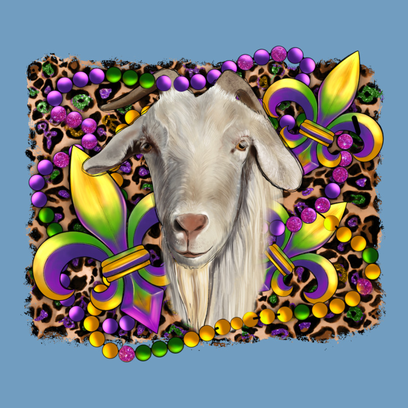 Mardi Gras Goat Fleur De Lis Urban Heavy Tee by RanaPortraitStore | Teevron