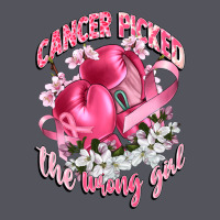 Cancer Picked The Wrong Girl Vintage Hoodie | Teevron