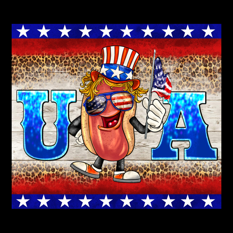 Usa Hot Dog Heavy Core Tee by BarkalooDesign | Teevron