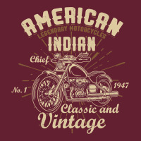 Retro Vintage American Motorcycle Indian For Old Biker Classic Tee | Teevron