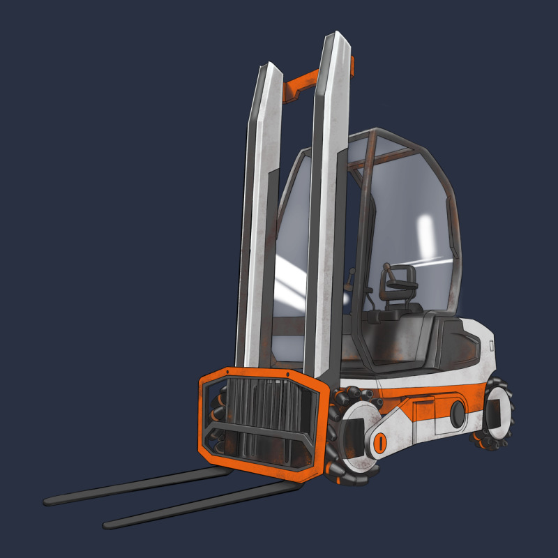Forklift Heavyweight Sweatshirt by LillyAllenDesigns | Teevron