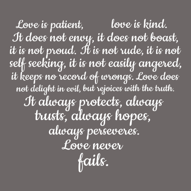 Love Is Patient Love Is Kind 1 Corinthians 1348 Classic Tee by trangStudio | Teevron