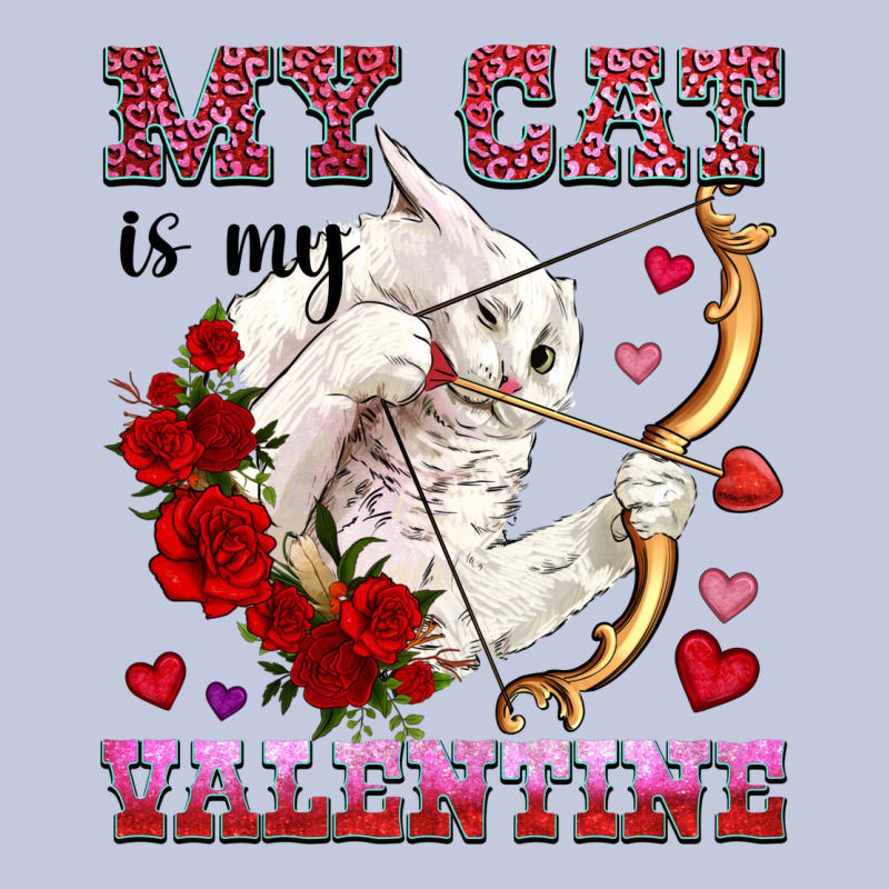 My Cat Is My Valentine Long Sleeve Tee by OliviaCreatesArt | Teevron