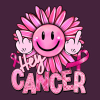 Hey Cancer Smiley Face Breast Cancer Premium Tee | Teevron