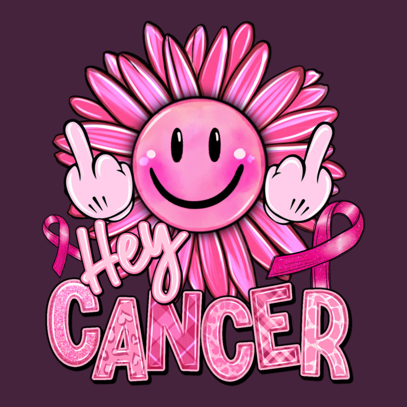 Hey Cancer Smiley Face Breast Cancer Premium Tee by RanaPortraitStore | Teevron