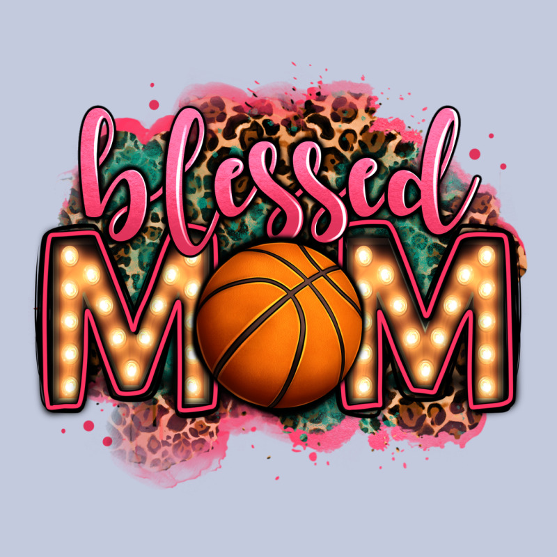 Blessed Basketball Mom Lightbulb Letters Long Sleeve Tee by OliviaCreatesArt | Teevron