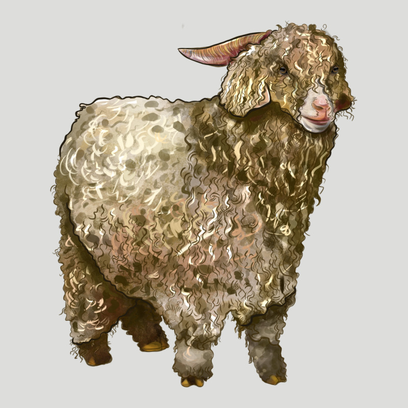 Angora Goat Zipper Hoodie by LillyAllenDesigns | Teevron