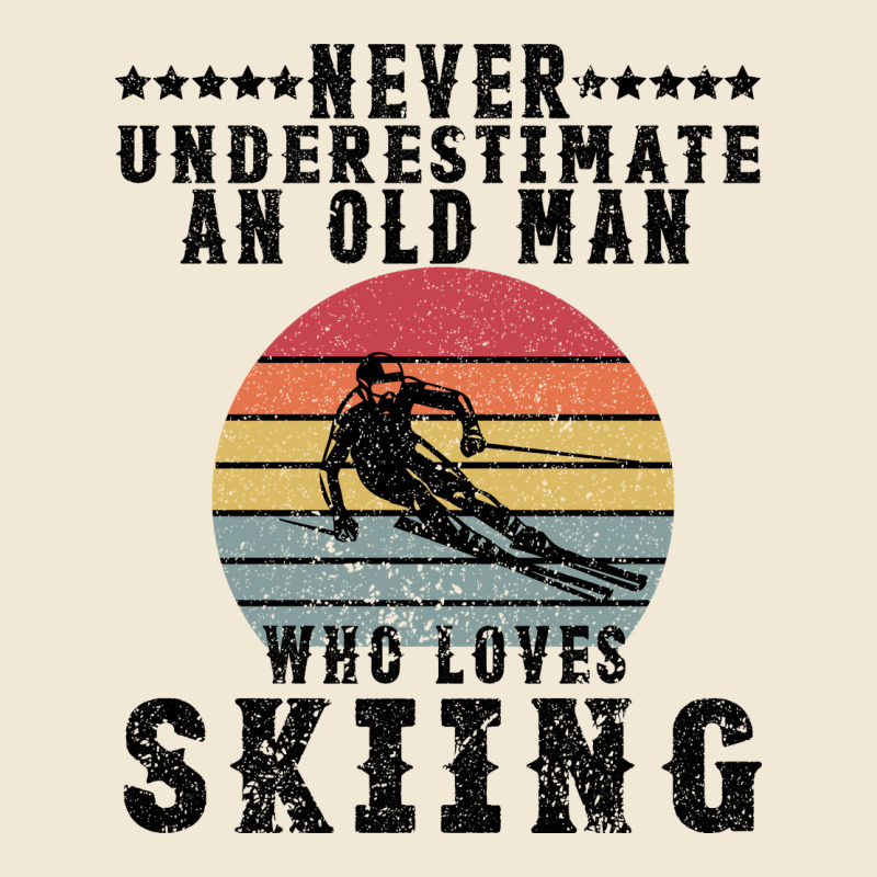 Never Underestimate An Old Man Who Loves Skiing Premium Tee by Bettercallsaul | Teevron