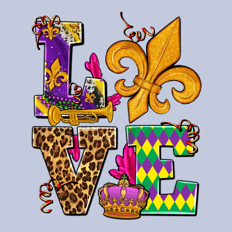 Mardi Gras Love Olivia Long Sleeve Tee by OliviaCreatesArt | Teevron