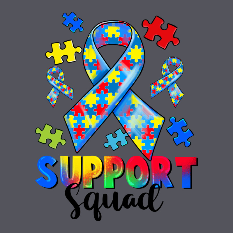 Support Squad Autism Vintage Hoodie by CowGirlArtShop | Teevron