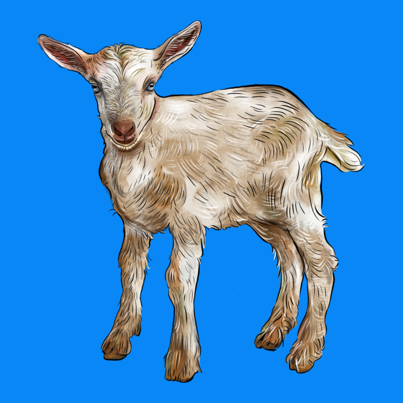 Baby Saanen Goat Zipper Hoodie by LillyAllenDesigns | Teevron