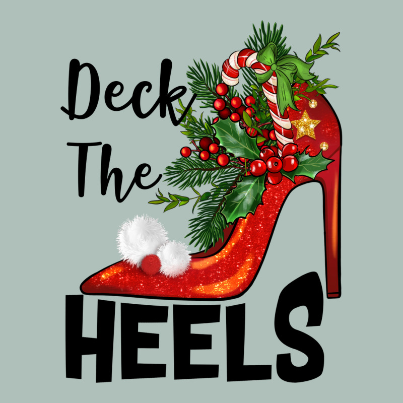 Deck The Heels Christmas Heavyweight Hoodie by BarkalooDesign | Teevron