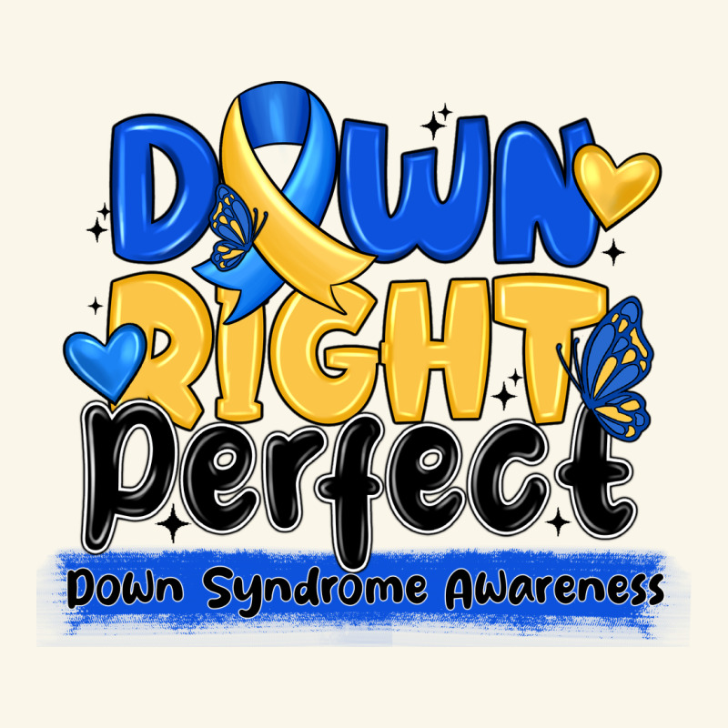 Down Right Perfect Down Syndrome Awareness Premium Hoodie by CowhideDigitalArt | Teevron