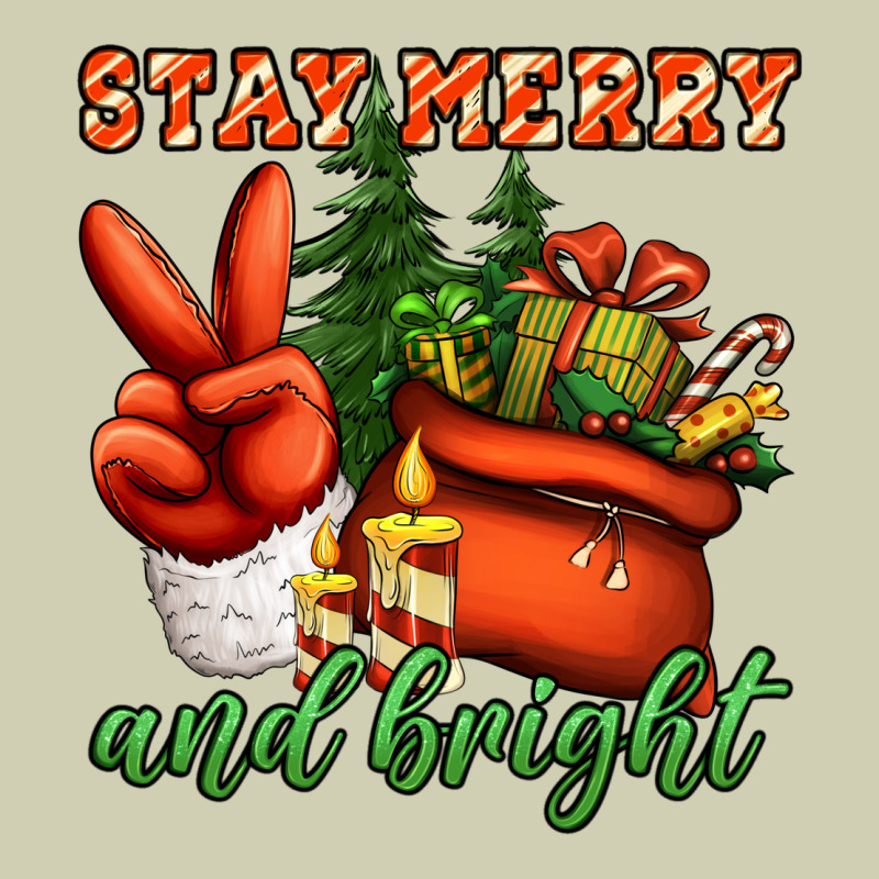 Stay Merry And Bright Peace Hand Heavy Core Tee by Jasminsmagicworld | Teevron