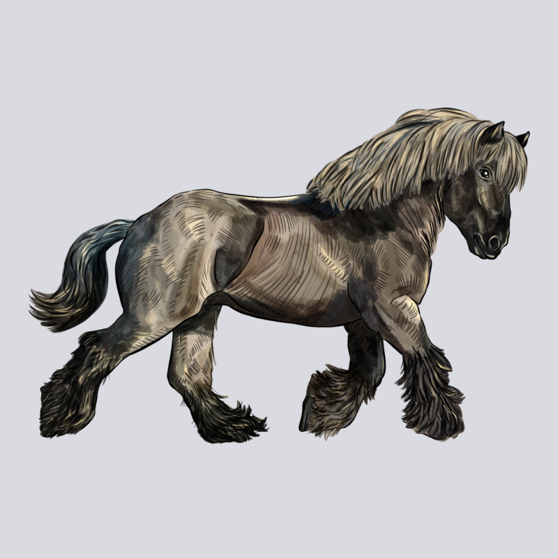 Belgian Horse Zipper Hoodie by LillyAllenDesigns | Teevron