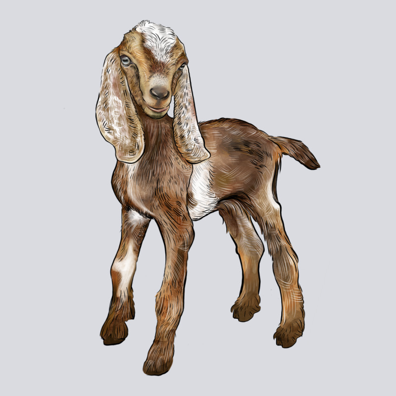 Baby Nubian Goat Zipper Hoodie by LillyAllenDesigns | Teevron