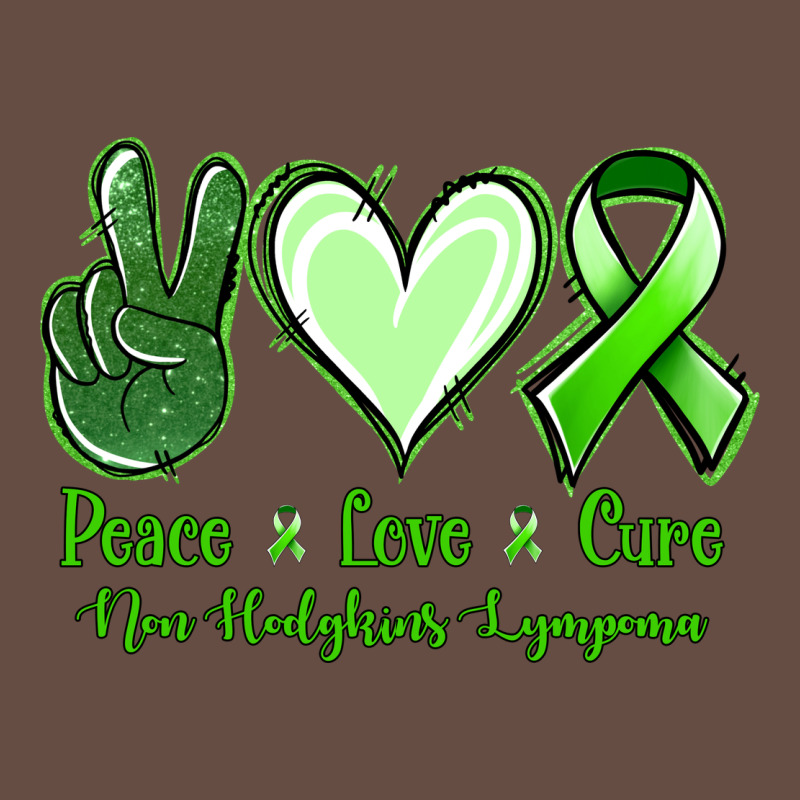 Peace Love Cure Non Hodgkins Lympoma Long Sleeve Tee by Jasminsmagicworld | Teevron