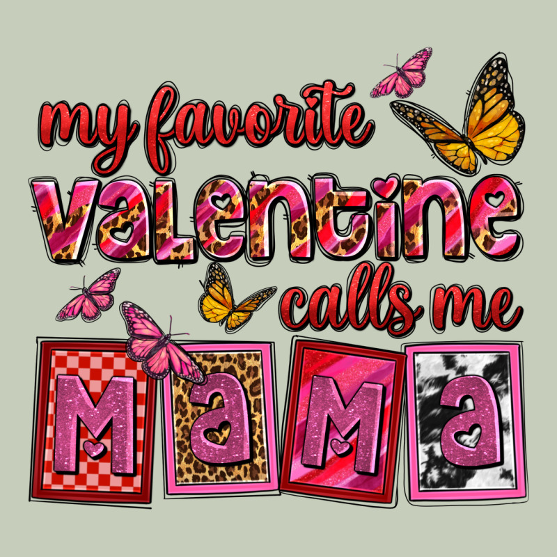 My Favorite Valentine Calls Me Mama Long Sleeve Tee by OliviaCreatesArt | Teevron