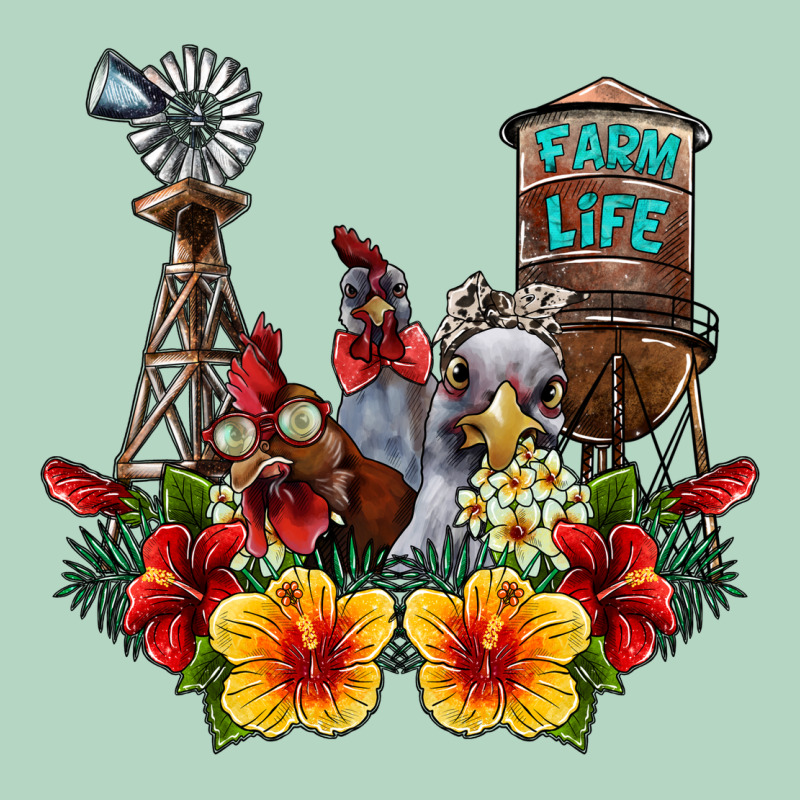 Farm Life Chicken Classic Tee by SublimationCraftShop | Teevron