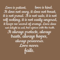 Love Is Patient Love Is Kind 1 Corinthians 1348 Premium Tee | Teevron